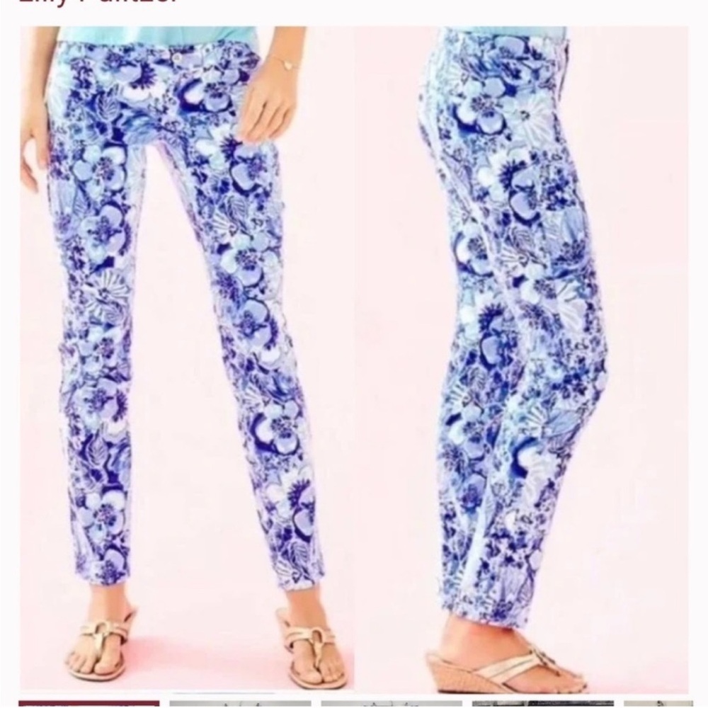 Lilly Pulitzer Pants Kelly Skinny Ankle Pant Womens Size 2